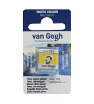 Talens Van Gogh 1/2 Tablet Sulu Boya 254 Permanent Lemon Yellow 