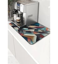 Valerine Life Kahve Makinesi Matı Su Geçirmez Yıkanabilir Çaycı, Çay Espresso Pad 35x45cm 27240103