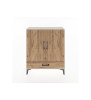 Arges Şifonyer 2 Raflı Tek Çekmeceli 2 Kapaklı 88x30x106 Aytaşı-Çam