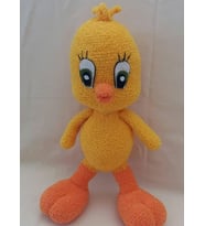Sevimli Tweety Amigurumi Organik Oyuncak