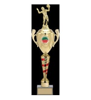 ODAK KUPA - Figürlü Kupalar - Voleybol Kadın Figürlü Kupalar FG-084 C - 59 cm
