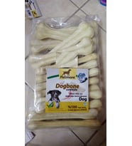 Dogbone Beyaz Pres Kemik 22 Cm 15' li