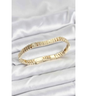 Gold Renk Vip Seri Bileklik - TJ-BB8078