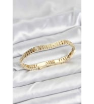 Gold Renk Vip Seri Bileklik - TJ-BB8078