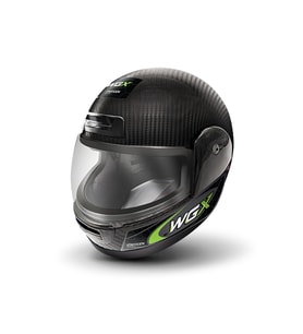 FULLFACE KASK KARBON SİYAH-YEŞİL (M)