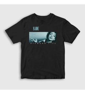 Presmono Unisex Çocuk Siyah Diamond Life Sade T-Shirt 553358tt