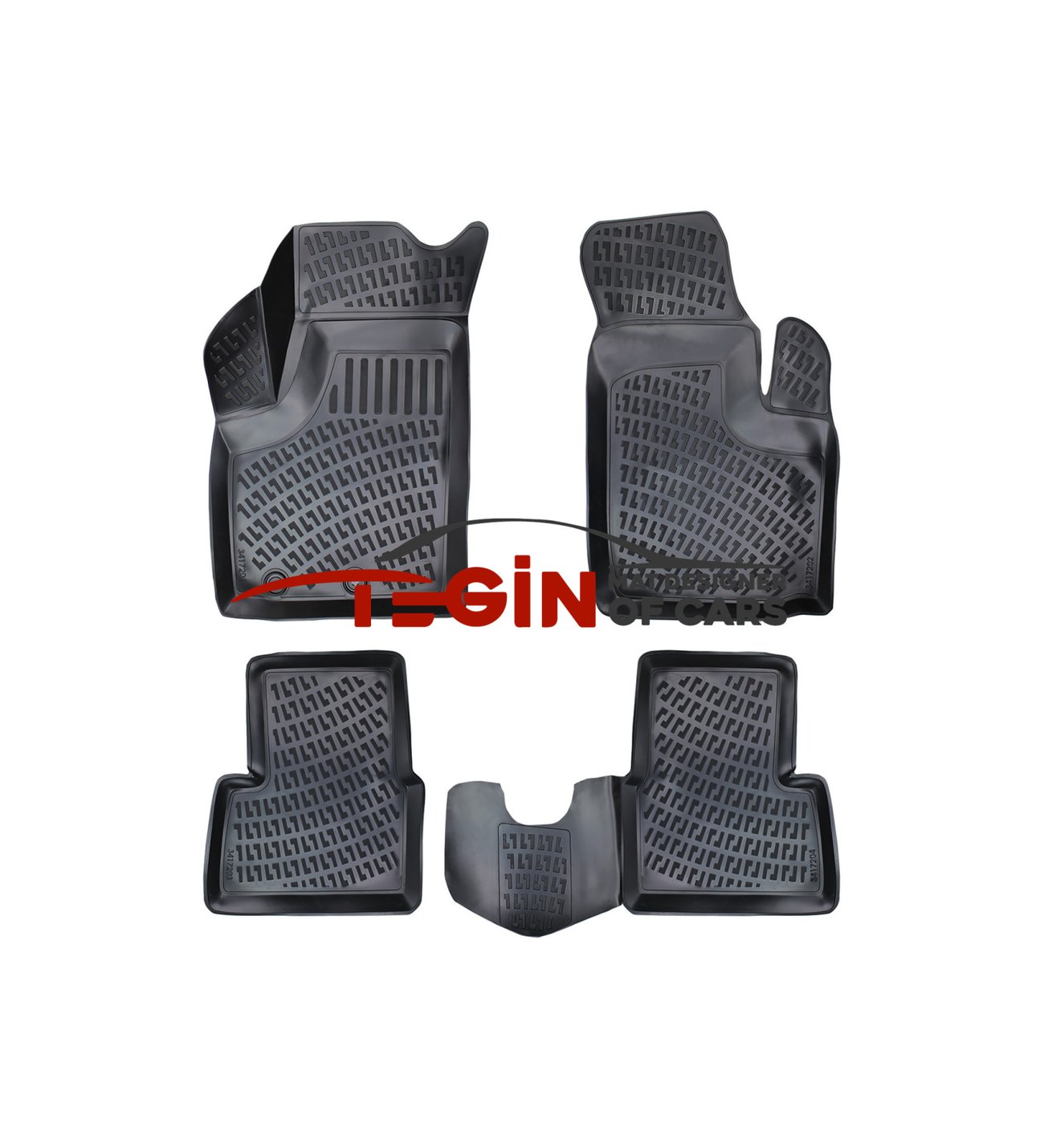 Fiat Doblo Bagaj Havuzu 2003 + Siyah 3D Havuzlu Paspas