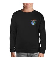 Travis Scott - Astro World Logo Siyah Çocuk Sweatshirt