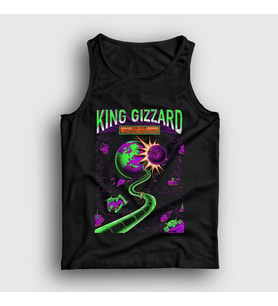 Presmono Unisex Siyah Stadthalle King Gizzard And The Lizard Wizard Atlet 493468tt