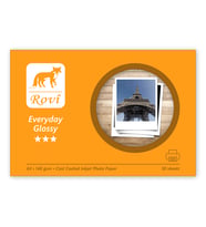 Rovi Everyday Parlak Fotoğraf Kağıdı 140gsm 50yp A3 (Beyaz)