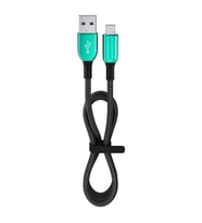 12 Watt 2.4A Usb-A To Lightning 1.2M Hızlı Şarj Kablosu Yeşil FC35