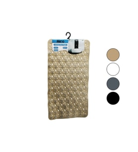 DİKDÖRTGEN - PLASTİK KABARTMA ÇİÇEK DESEN- RENKLİ 92PCS VANTUZ KAYDIRMAZ BANYO- KÜVET PASPAS 36X67CM (5343)
