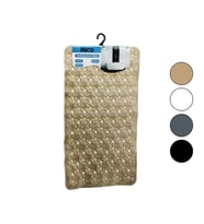 DİKDÖRTGEN - PLASTİK KABARTMA ÇİÇEK DESEN- RENKLİ 92PCS VANTUZ KAYDIRMAZ BANYO- KÜVET PASPAS 36X67CM (5343)