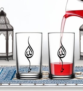 BK Gift Ramazan 2'li Şerbet Bardağı -2, Arkadaşa Hediye, Sevgiliye Hediye, Eşe Hediye