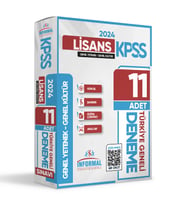 2024 KPSS GY-GK Lisans ŞAHESER Türkiye Geneli Kurumsal 11li Dijital Çözümlü Pake
