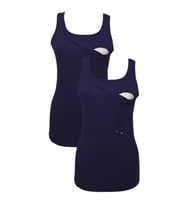 LuvmaBelly MYRA1504_1504 Emzirme atlet seti (Haki-Lacivert)