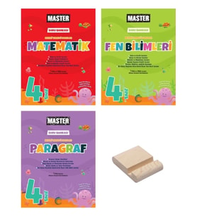 4. Sınıf Master Matematik Fen ve Paragraf 3lü Set