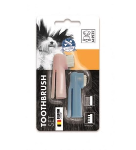 M-PETS TOOTHBRUSH PARMAK DİŞ FIRÇASI 2Lİ