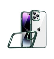 Apple iPhone 14 Pro Max Uyumlu Kılıf Zore Flora Kapak (Açık Yeşil)