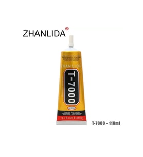 T7000 Ekran Cam Lens Kasa Kapak Çerçeve Yapıştırıcı 110ml Siyah