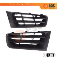 Renault Megane MK2 2006-2009 Makyajlı için Ön Sağ Sol Tampon Radyatör Üst Panjur Hava Izgara Paneli