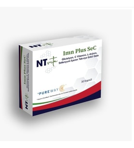 NTVita Imn Plus SeC Glutatyon, C Vitamini, L Arjinine ve Selenyum içerikli 30 Kapsül