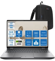 Hp Zbook Fury G1I Intel Core Ultra 9 285HX 192GB Ddr5 1tb SSD 16GB/RTXPRO4000 Blackwell 16" Wuxga IPS 400NIT Windows 11 Pro Taşınabilir Bilgisayar C65G3ESP34 + Zettaçanta