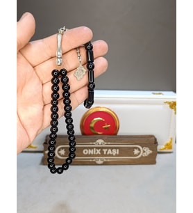 ONİKS TAŞI DOĞALTAŞ TESBİH BİLEKLİK SET