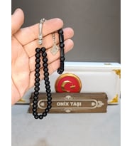 ONİKS TAŞI DOĞALTAŞ TESBİH BİLEKLİK SET