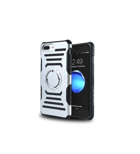 Apple iPhone 7 Plus Uyumlu Kılıf Zore 2 in 1 Kol Bandı (Gri)