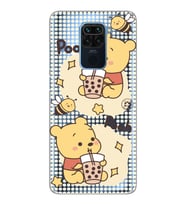 Xiaomi Redmi NOTE 9 Uyumlu Winnie The Pooh Tasarımlı Şeffaf Telefon Kılıfı