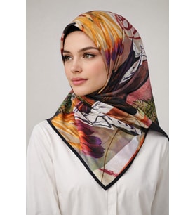 Sport Polyester Twill Eşarp -7437797-911 (Siyah)