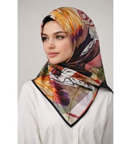 Sport Polyester Twill Eşarp -7437797-911 (Siyah)