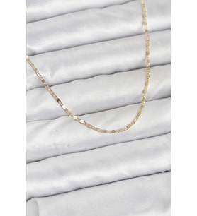 CM 14K Gold Renk Ezme Zincir Model 60 cm Kadın Kolye 5886 - GLST9858-5156
