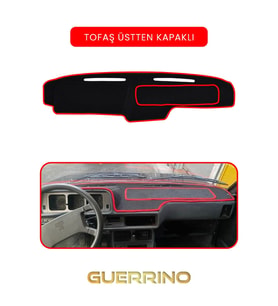 TOFAŞ ÜSTTEN KAPAKLITORPİDO KORUMA HALISI KIRMIZI KENAR