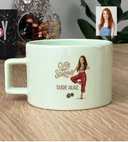 Kişiye Özel Karikatürlü Cute But Scorpio Akrep Burcu Lüks Pastel Fincan Doğum Günü Hediyesi