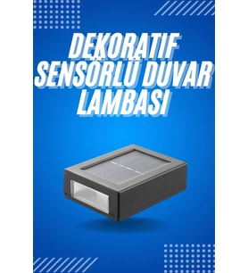 Solar Güneş Enerjili Çift Taraflı Duvar Lambası Çift Taraflı Duvar Lamba Güneş Enerjili