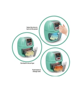 Asya Oyuncak 1017 Pilli Airfryer Oyuncak 9 Parça