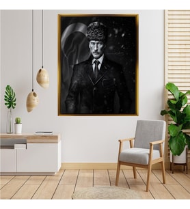 ÇERÇEVELİ ATATÜRK TABLO S51