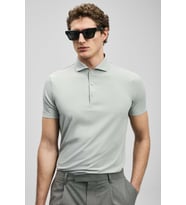 Lufian 111040240 Spencer Hi- Tech Performance Dikişsiz Polo Yaka Tişört Erkek Tişort