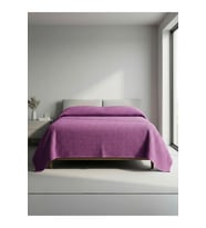 Sofline Premium %100 Pamuk Çift Kişilik Yazlık Pike, Yatak Örtüsü,terletmez Kumaş(PUDRA RENK) (240X200CM)