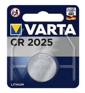 Varta CR 2025 3 Volt Tekli Lityum Pil (Siyah)