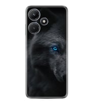 Infınix Hot 30i Kılıf Resimli Desenli Silikon Platinium Series Dark Wolfs 1834