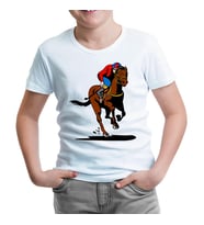 At 8 Beyaz Çocuk Tshirt