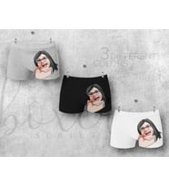 BK Gift Kişiye Özel 3 Adet Karikatürlü Eğlenceli Erkek Boxer Seti, Yıl Dönümü/ Doğum Günü / Sevgililer Günü Hediyeleri, Ona Özel Hediye, Esprili Hediye-5