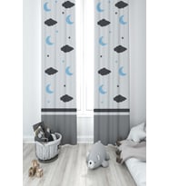 MEKTA HOME BEBEK VE ÇOCUK ODASI İzci Panda Desenli 2 Kanat Fon Perde