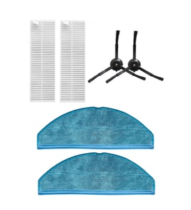 Philips 7000 Serileri HomeRun Aqua ile Uyumlu 2 Adet Hepa Filtre 2 Adet Yan Fırça 2 Adet Mop Paspas