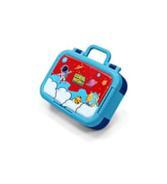 CORAL HIGH 39145 KIDS KIRMIZI MAVİ ASTRONOT UZAY DESENLİ 2 BÖLMELİ PASLANMAZ ÇELİK YEMEK KABI