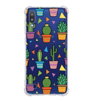 PrintiFy Samsung Galaxy M10 Uyumlu Water Color 4 Baskılı Şeffaf Köşe Korumalı Antişok Kılıf