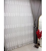 NİVEMESHOME HARE 1/3 PİLELİ TÜL PERDE APM